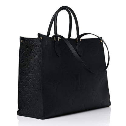 Louis Vuitton Empreinte Monogram Giant Onthego GM Black 3 of 10