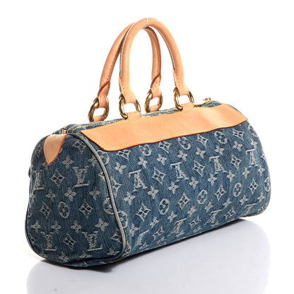 Louis Vuitton Monogram Denim Neo Speedy Blue 3 of 7