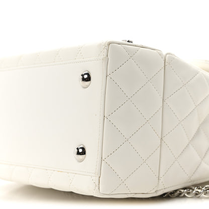 Chanel Lambskin Quilted Cockpit Flap Bag White 10 of 10