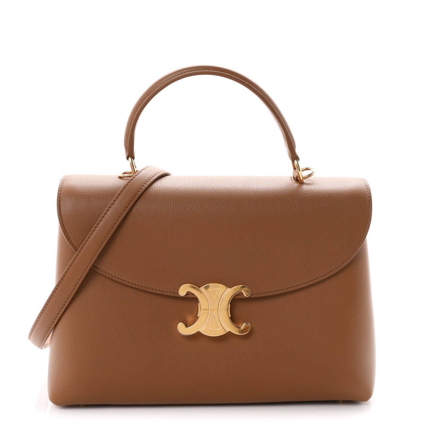 Supple Grained Calfskin Medium Nino Bronze