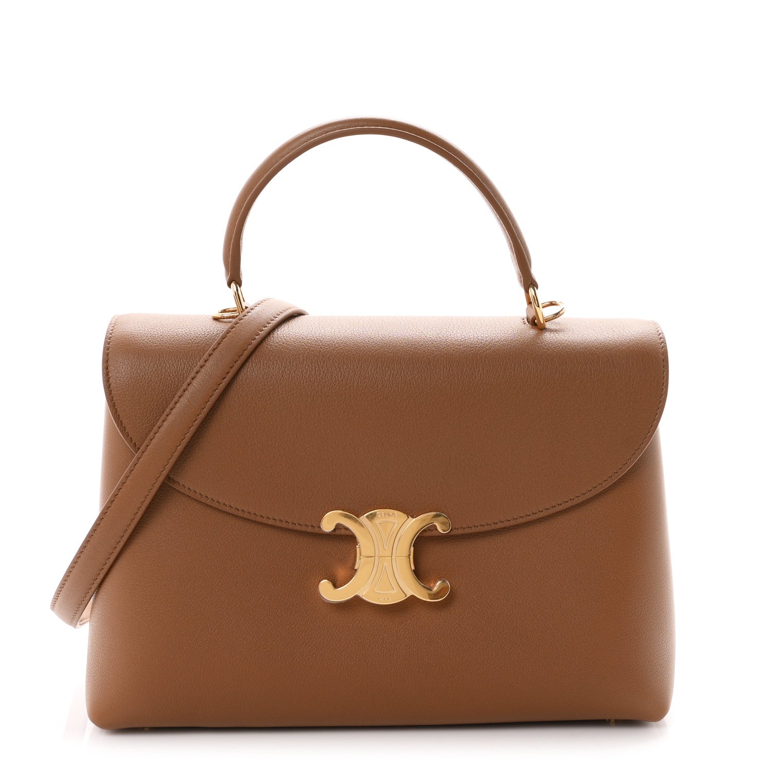 Celine Supple Grained Calfskin Medium Nino Bronze 1 of 12