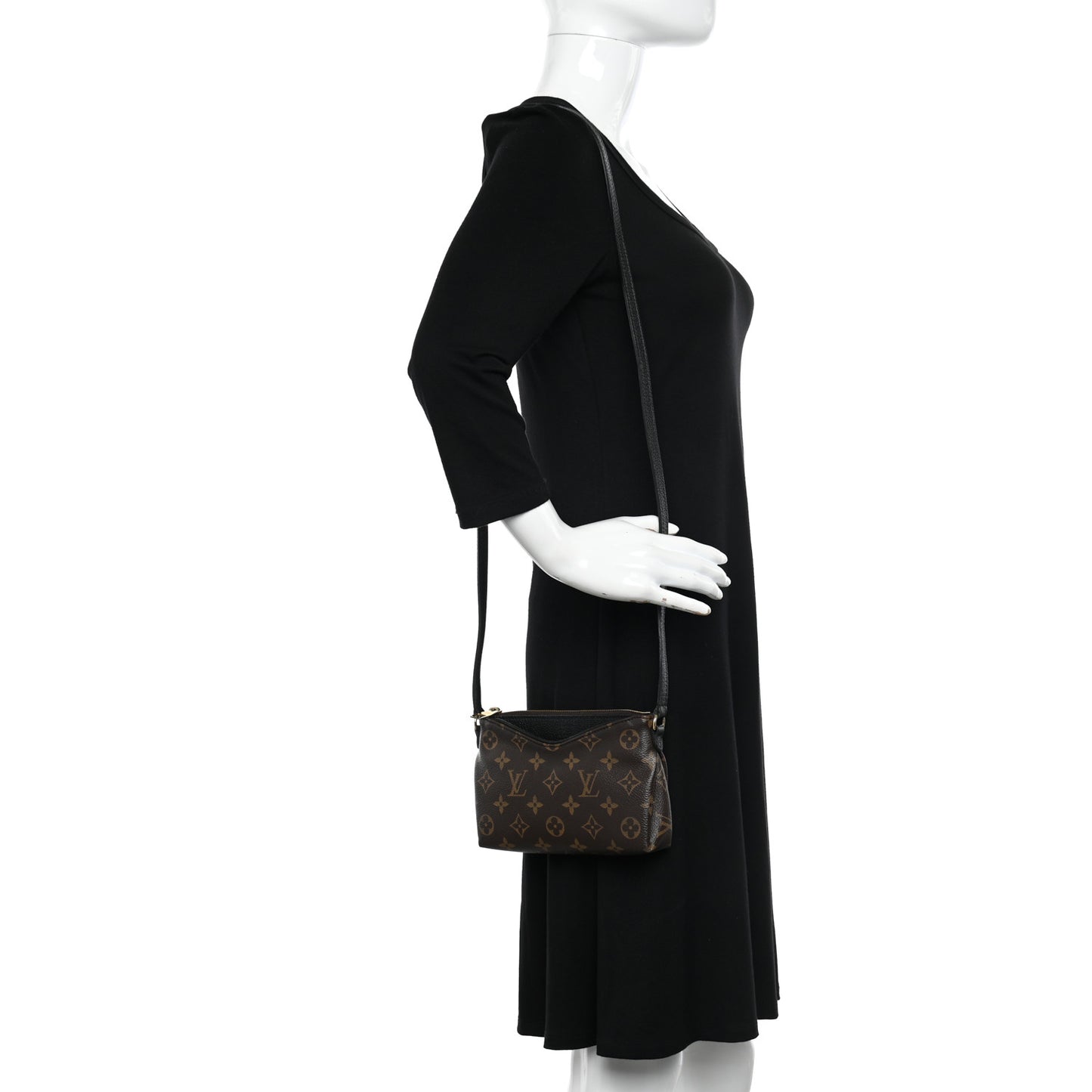 Monogram Pallas Crossbody Black