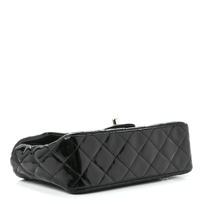 Chanel Patent Calfskin Quilted Mini Rectangular Flap Black 4 of 12