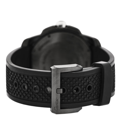 Cartier Stainless Steel Rubber 42mm Calibre de Cartier Diver Automatic Watch Black 3 of 4