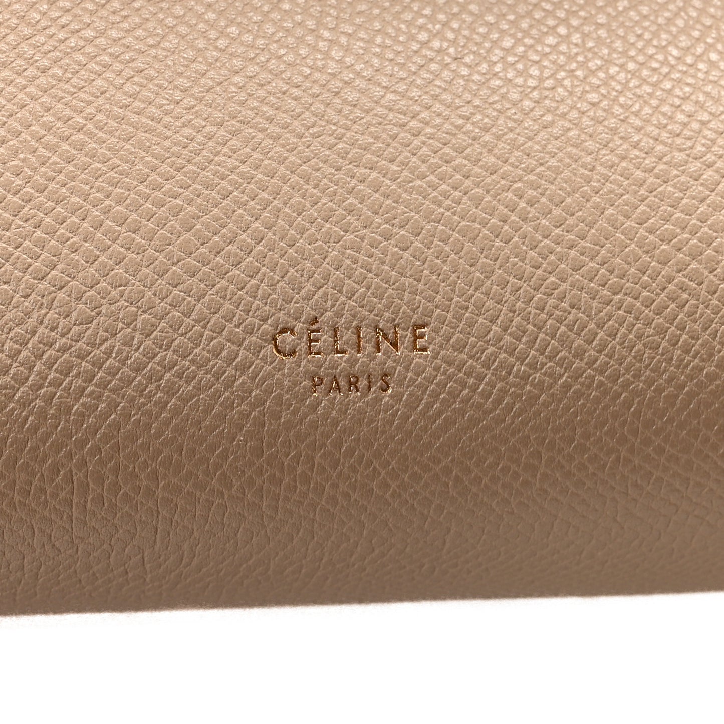 Grained Calfskin Micro Belt Bag Light Taupe