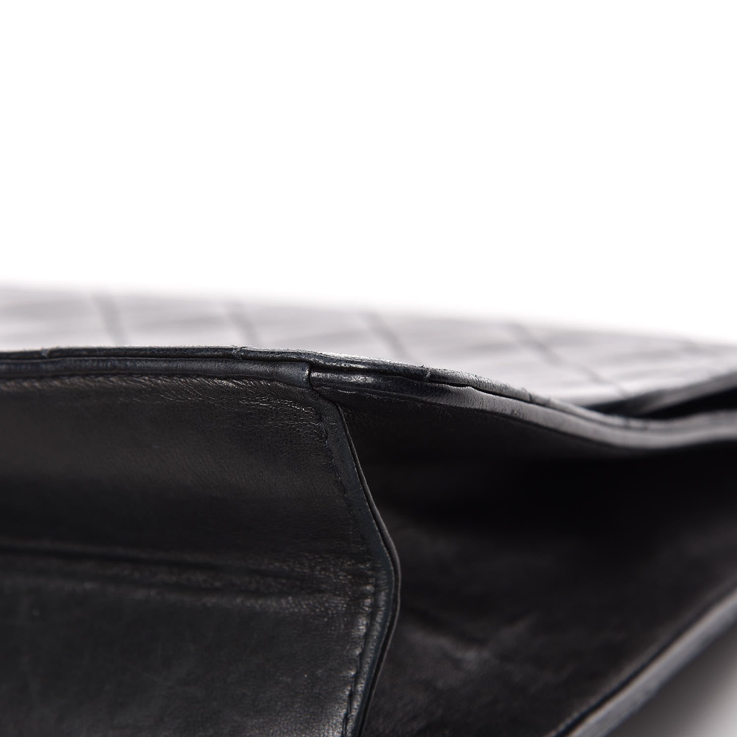 Chanel Lambskin Quilted Medium Single Flap Black 16 of 20