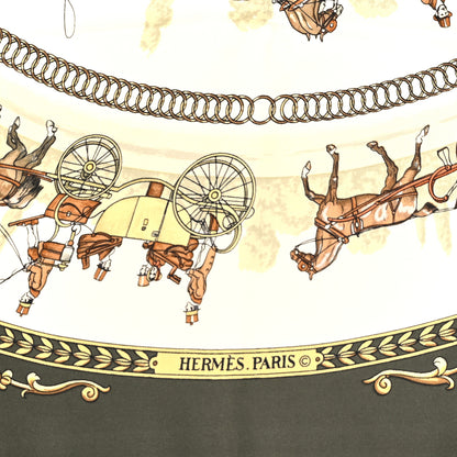 Hermes Silk La Promenade de Longchamps Scarf 90 2 of 3