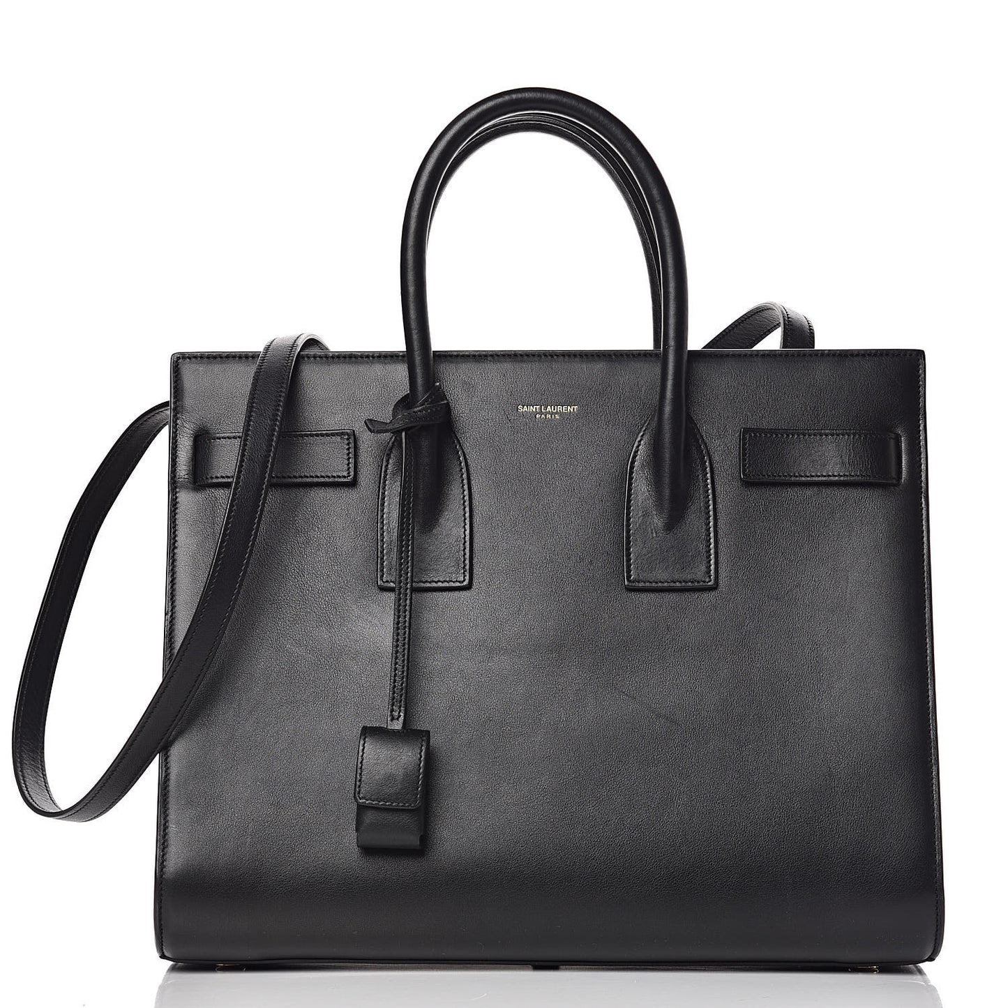 Calfskin Small Sac De Jour Black