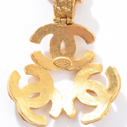 Chanel Triple CC Chain Necklace Gold 4 of 5