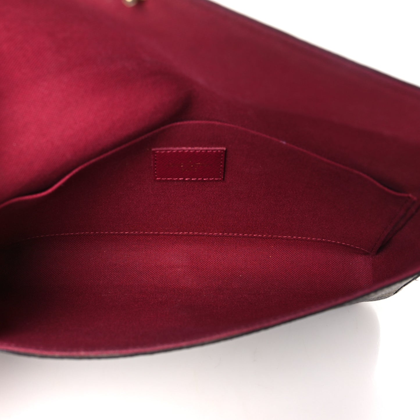 Monogram Pochette Felicie Chain Wallet Fuchsia