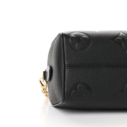 Louis Vuitton Empreinte Monogram Giant Speedy Bandouliere 20 Black 7 of 8