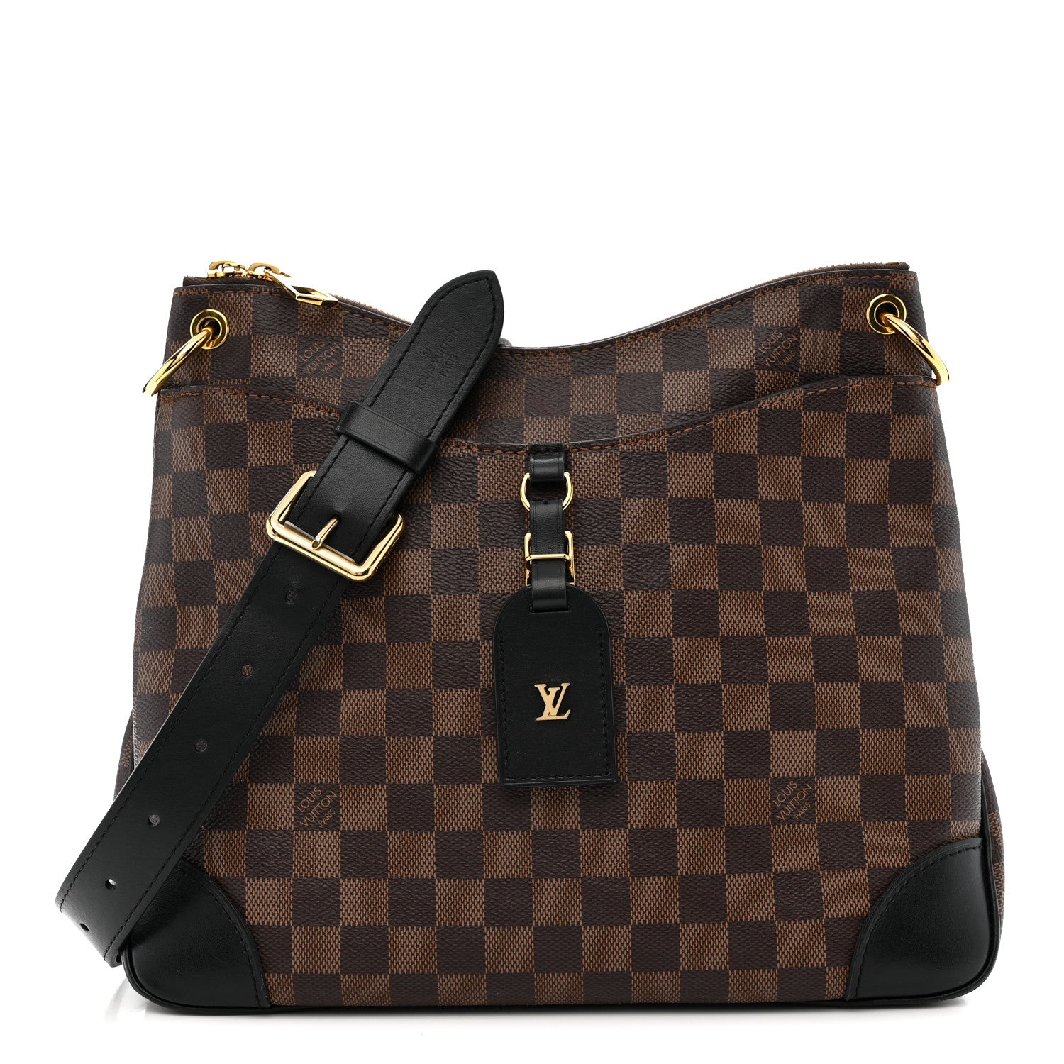 Louis Vuitton Damier Ebene Odeon MM Black 1 of 10
