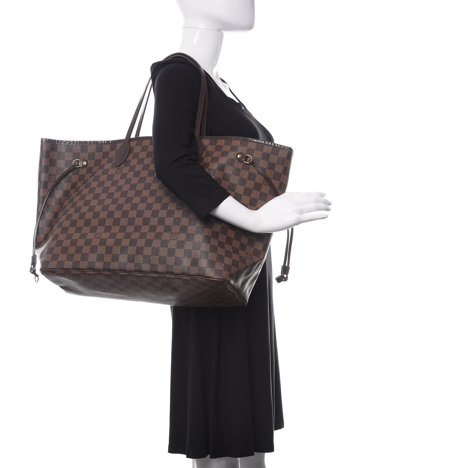 Louis Vuitton Damier Ebene Neverfull GM 2 of 11