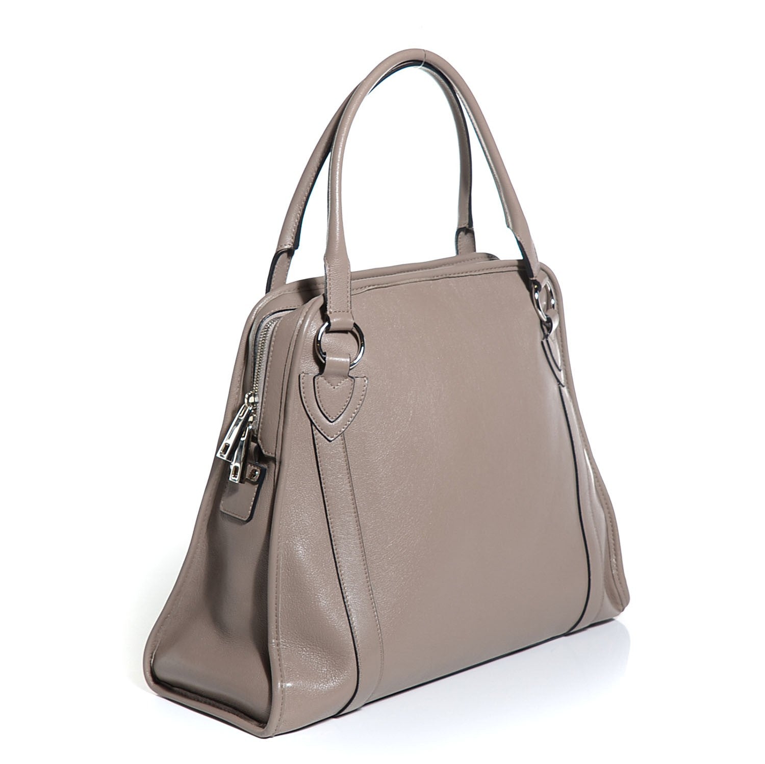 Marc Jacobs Lambskin Calf Hair Large Serengeti Wellington Concrete 3 of 10
