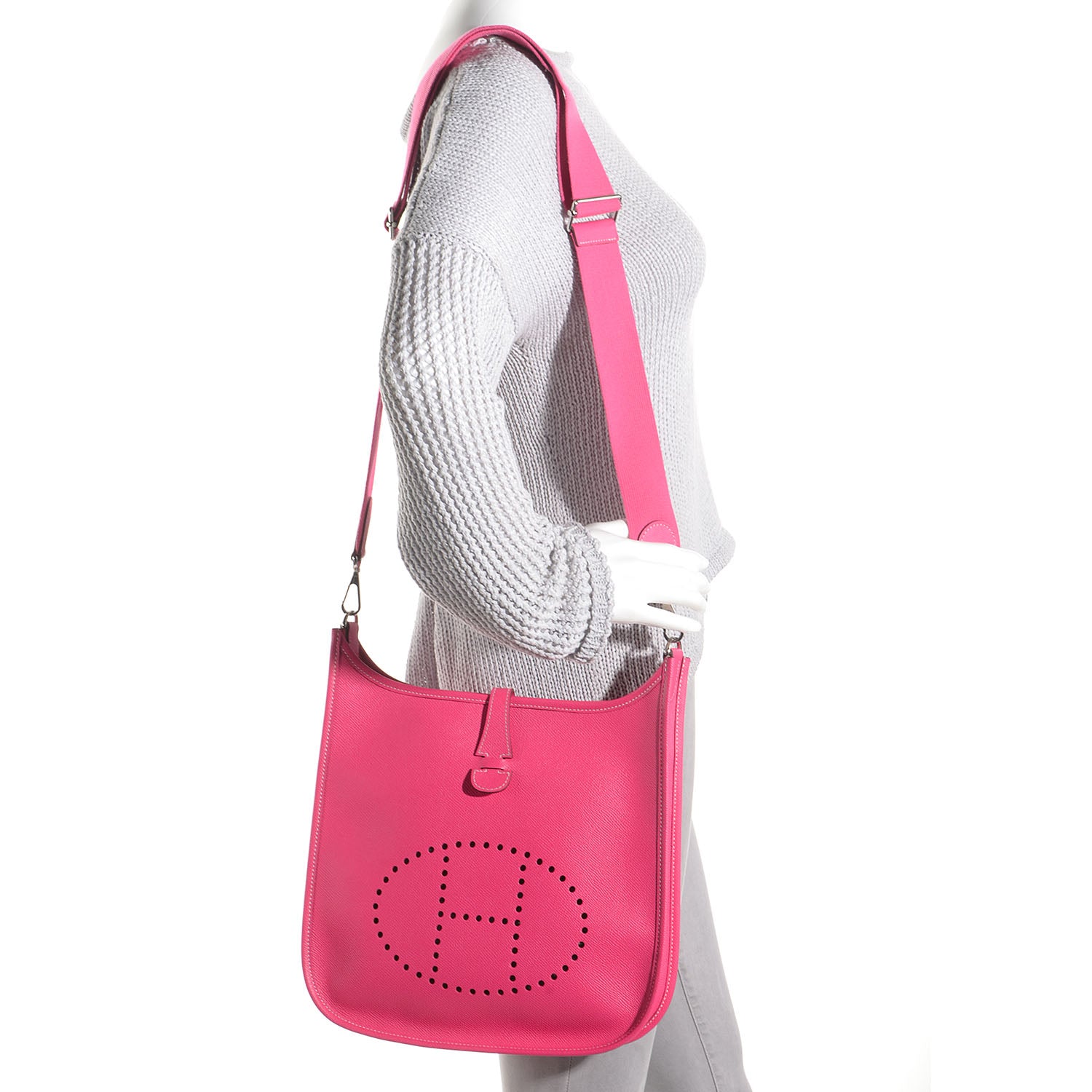 Hermes Epsom Evelyne III GM Rose Tyrien 2 of 10