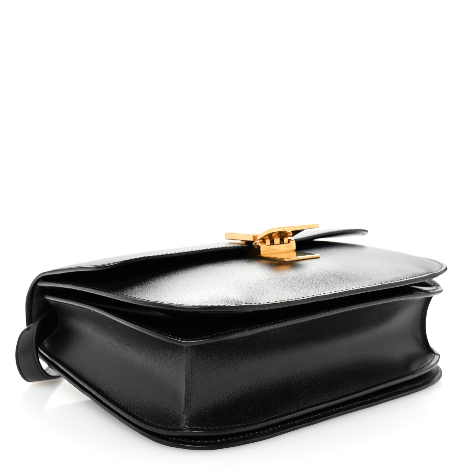 Celine Box Calfskin Medium Classic Box Flap Bag Black 4 of 10