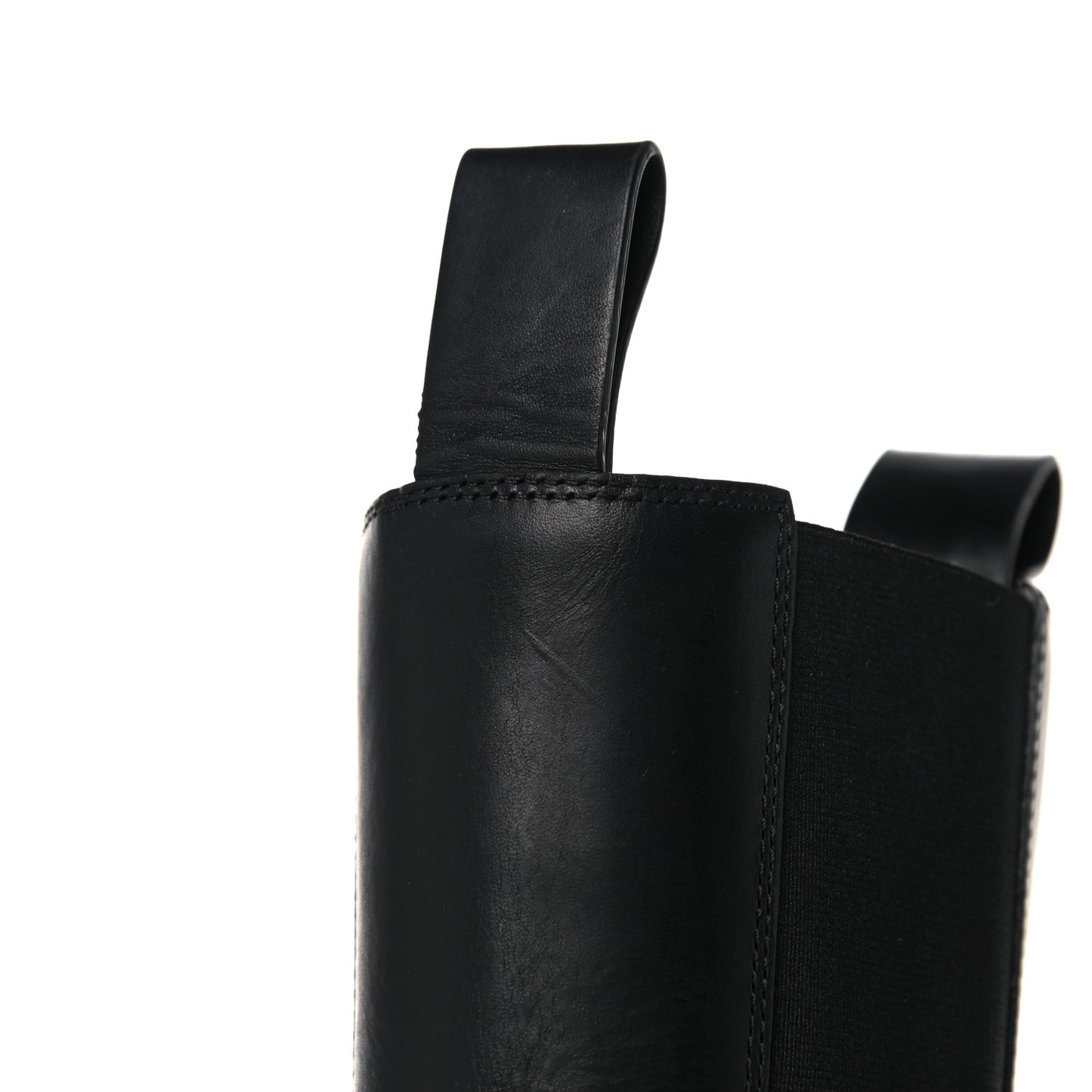 Calfskin The Lug Chelsea Boots 37.5 Black
