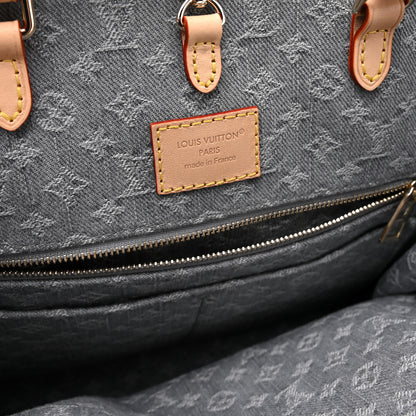 Louis Vuitton Monogram Denim Onthego MM Washed Gray 6 of 10