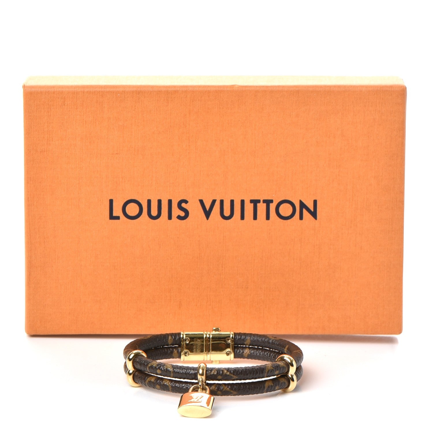 Louis Vuitton Monogram Keep It Twice Bracelet 17 7 of 7