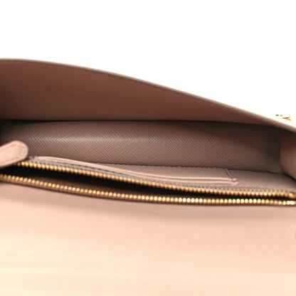 Prada Saffiano Metal Mini Crossbody Bag Cipria 5 of 9