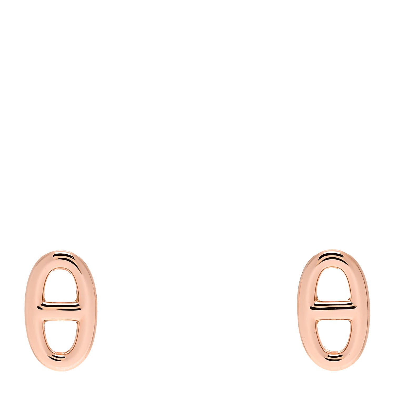 Hermes 18K Rose Gold TPM Farandole Stud Earrings 1 of 6