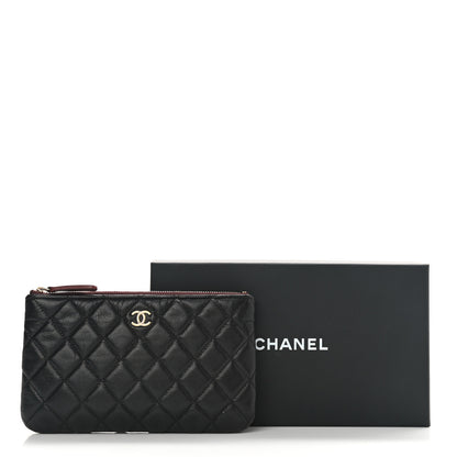 Chanel Caviar Quilted Cosmetic Case Black 8 of 8