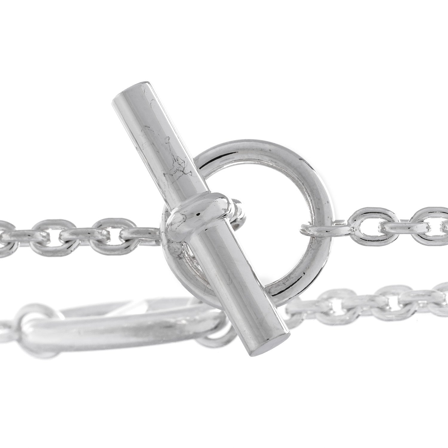 Hermes Sterling Silver Farandole Necklace 120 4 of 5