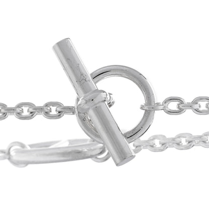 Hermes Sterling Silver Farandole Necklace 120 4 of 5