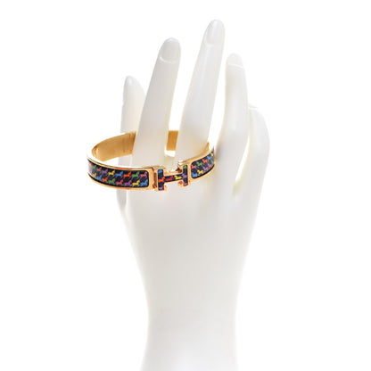 Hermes Enamel Cheval Pixel Narrow Clic Clac H Bracelet GM 2 of 7