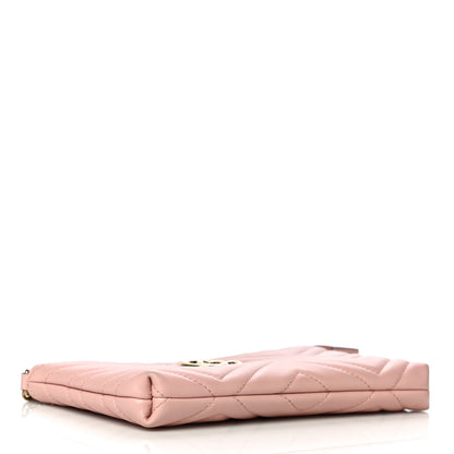 Gucci Calfskin Matelasse Mini GG Marmont Chain Bag Perfect Pink 3 of 11