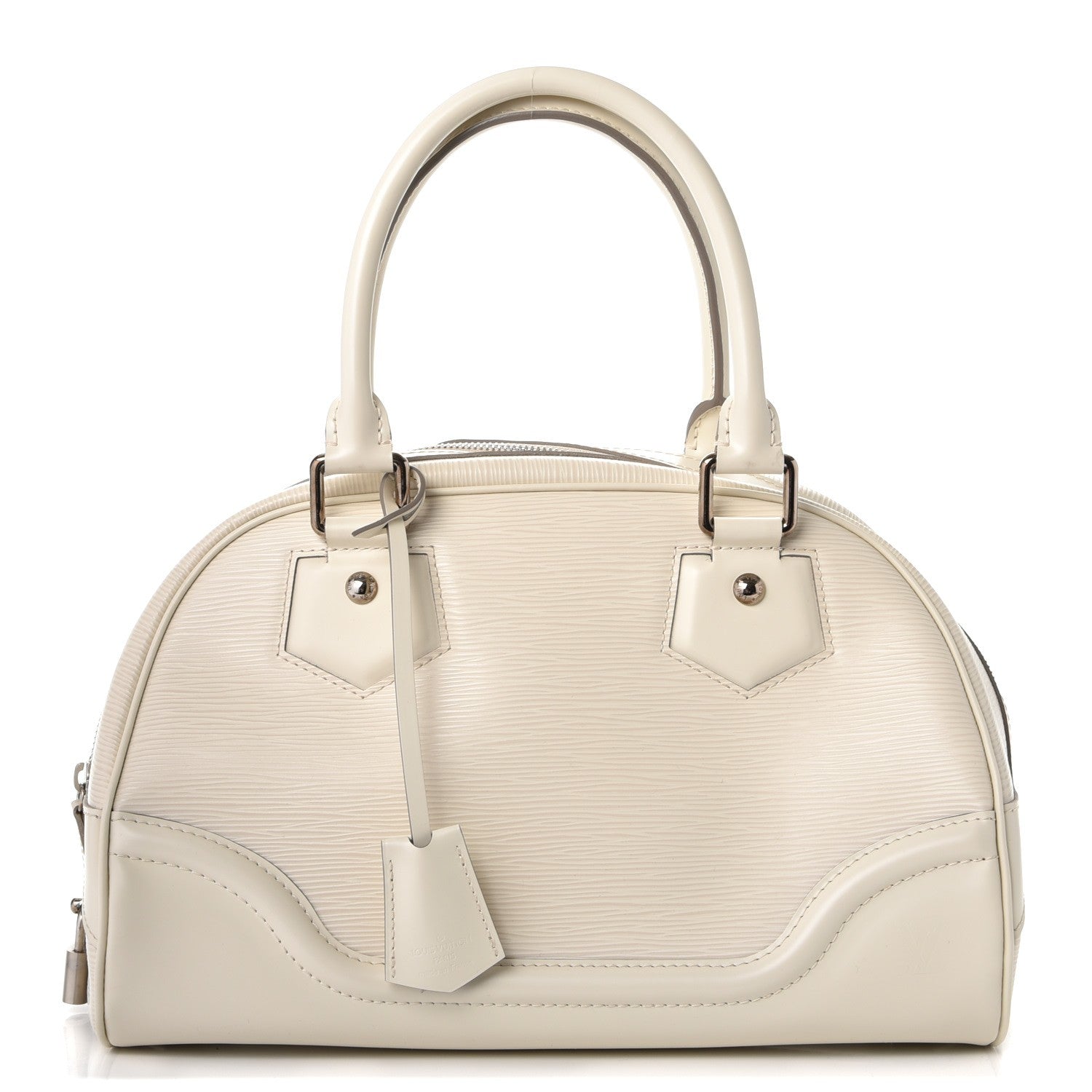Louis Vuitton Epi Bowling Montaigne PM Ivory 1 of 13