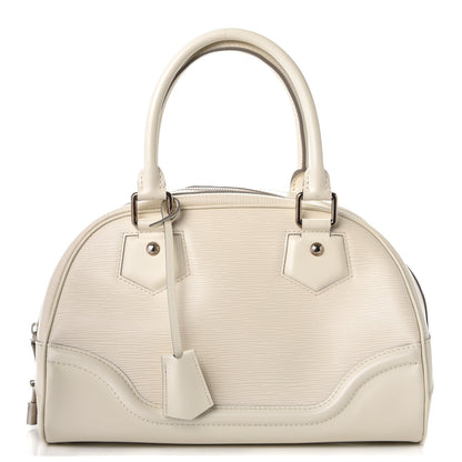 Louis Vuitton Epi Bowling Montaigne PM Ivory 1 of 13