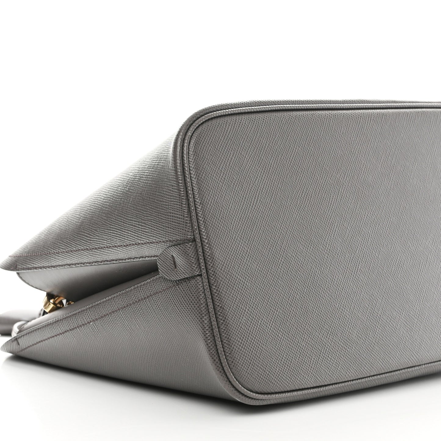 Saffiano Cuir Matinee Tote Fumo Black