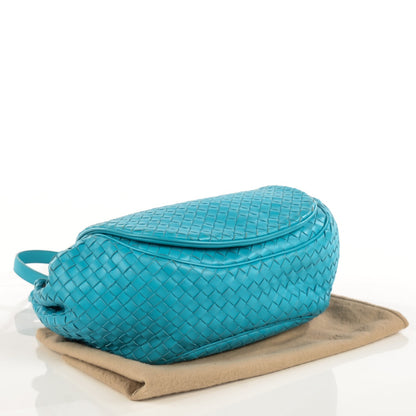 Bottega Veneta Nappa Intrecciato Shoulder Bag Turquoise 4 of 8