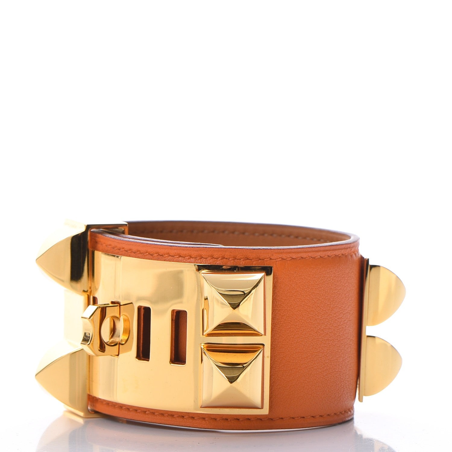 Hermes Swift Collier de Chien CDC Bracelet S Orange 4 of 8