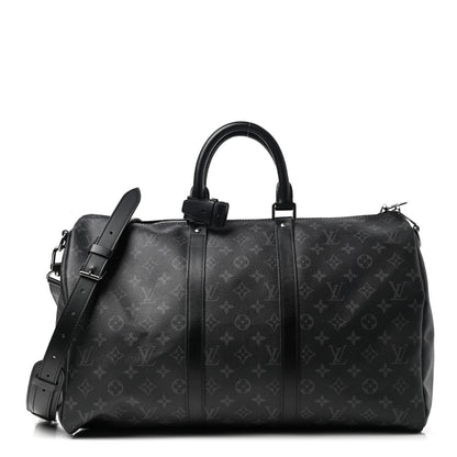 Louis Vuitton Monogram Eclipse Keepall Bandouliere 45 1 of 9