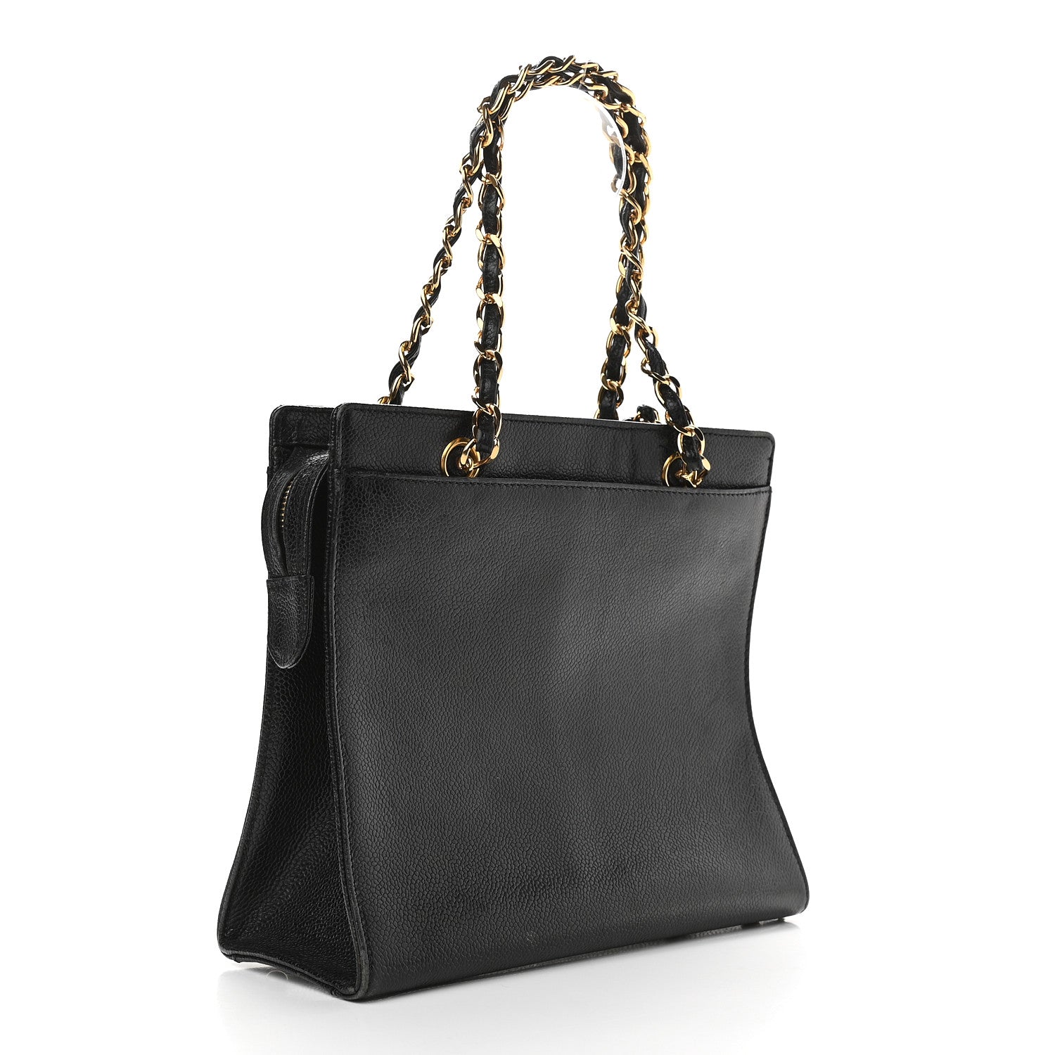 Chanel Caviar CC Shopper Tote Black 2 of 7