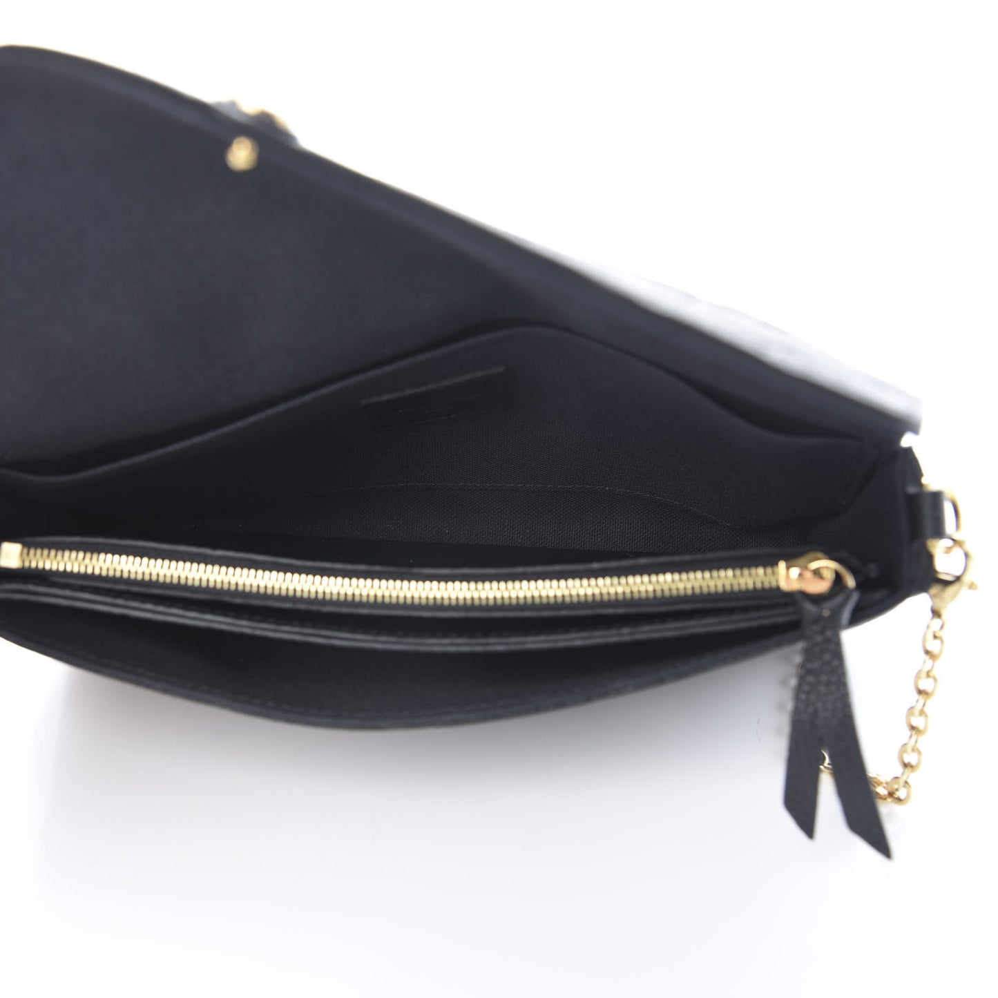 Empreinte Pochette Felicie Chain Wallet Black