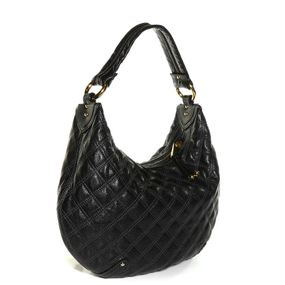 Marc Jacobs Leather Quilted Banana Hobo Black 3 of 8