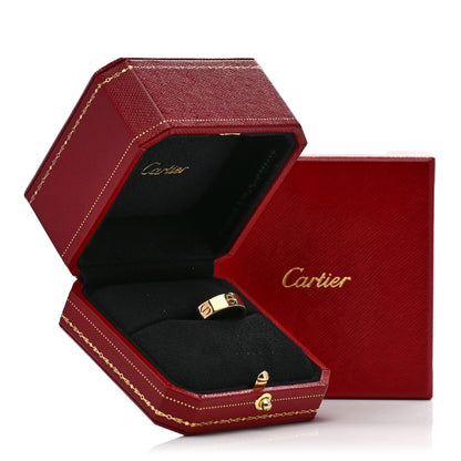 Cartier 18K Yellow Gold 5.5mm LOVE Ring 53 6.5 5 of 5
