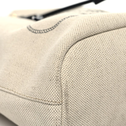Prada Canvas Saffiano Bucket Wristlet Naturale Black 7 of 11