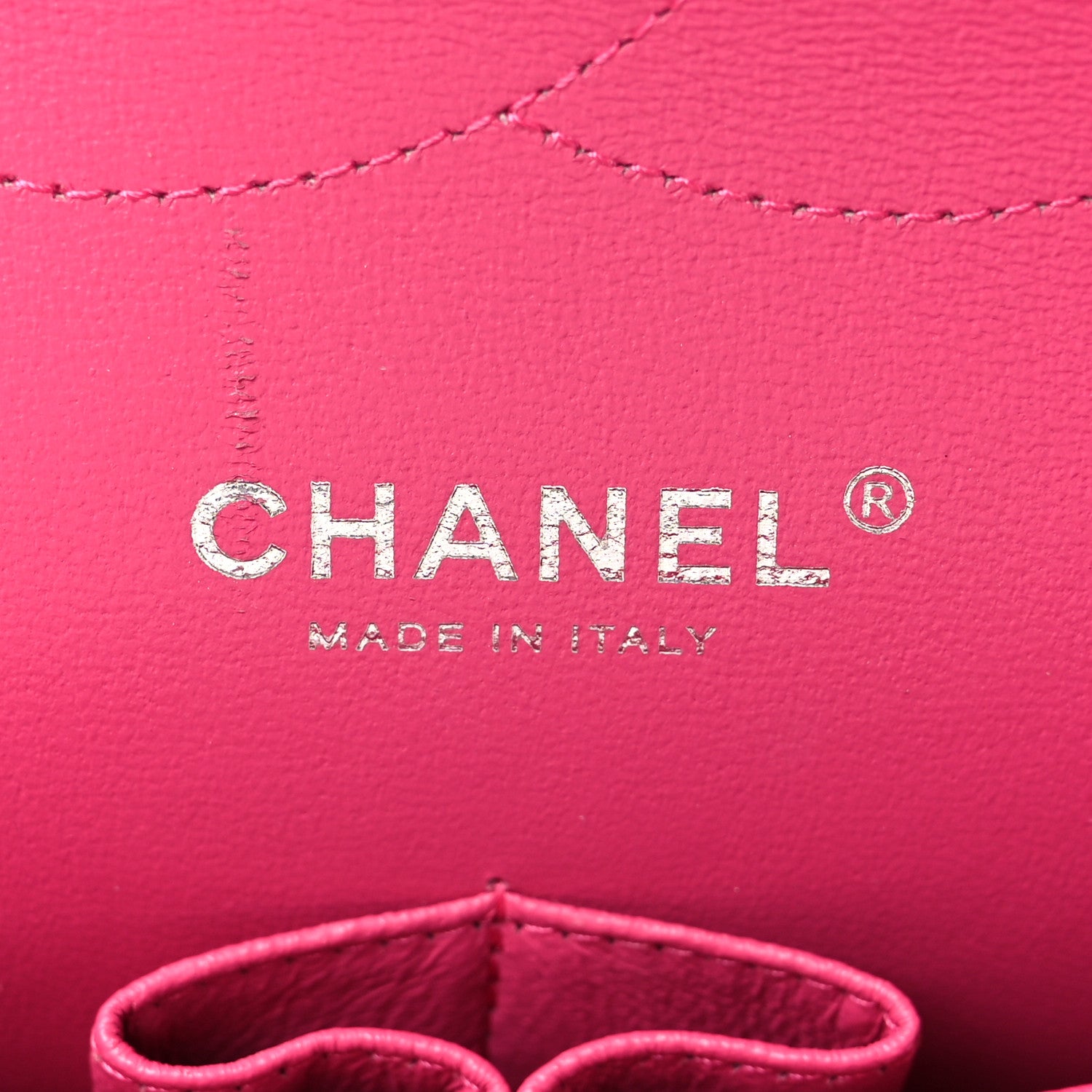 Chanel Lambskin Quilted Jumbo Double Flap Dark Pink 5 of 8