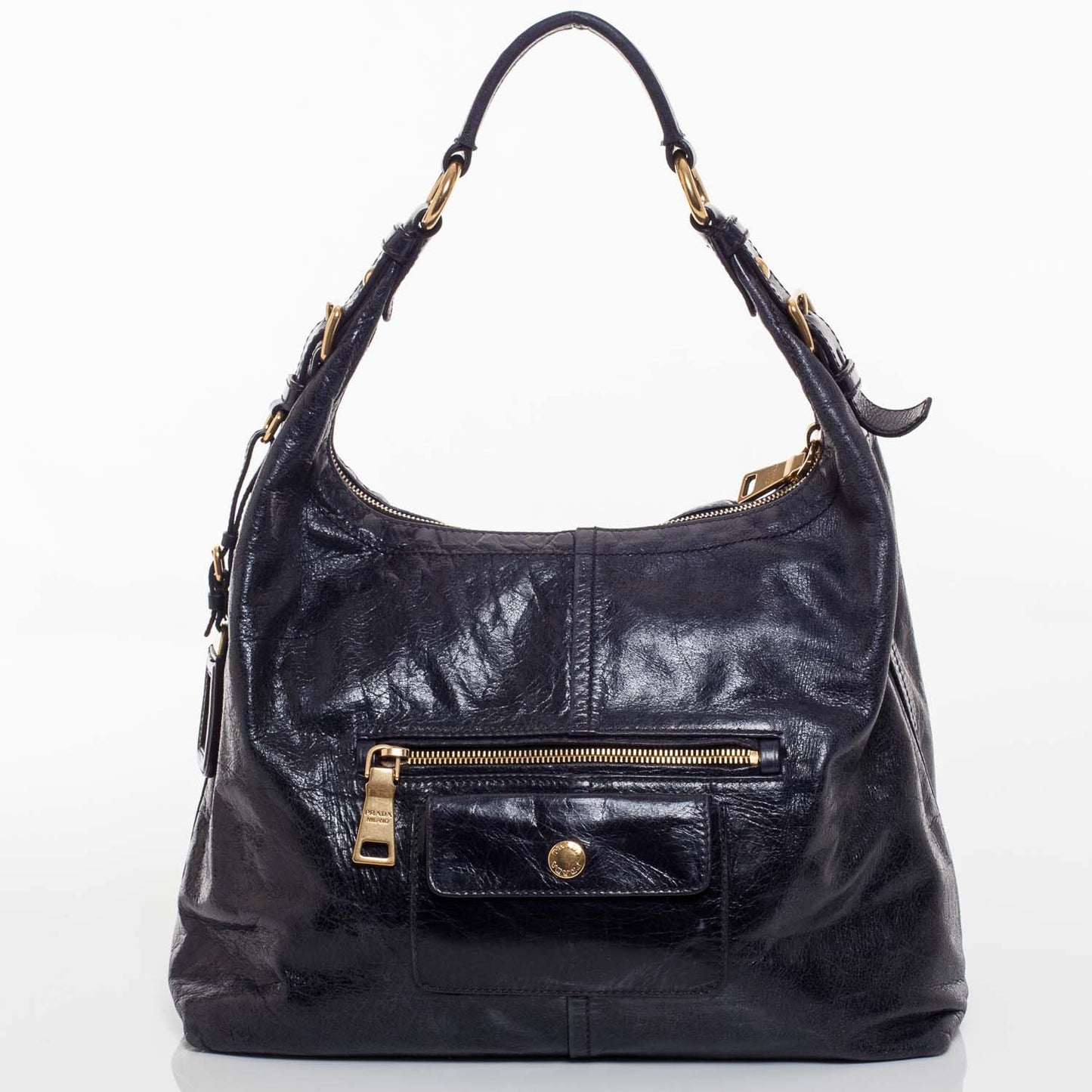 Vitello Shine Hobo Nero Black