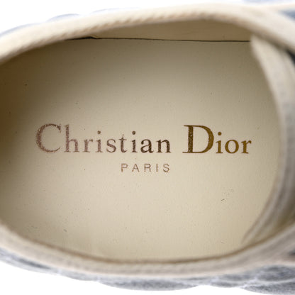 Christian Dior Denim Cannage Walk'N'Dior Low Top Sneakers 36 Dynamic Blue 6 of 10
