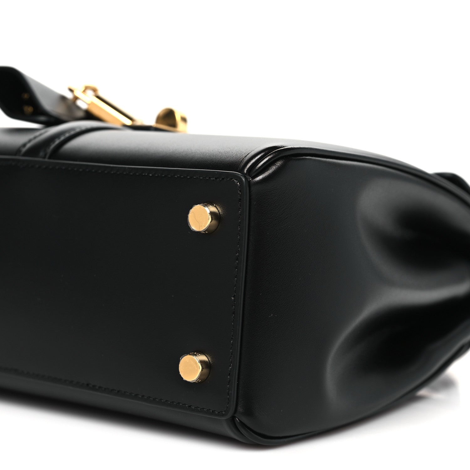 Celine Satinated Calfskin Small 16 Top Handle Bag Black 10 of 10