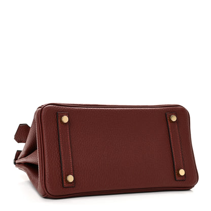 Hermes Togo Birkin 25 Rouge H 4 of 10