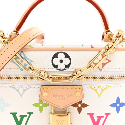 Louis Vuitton LV x TM Monogram Multicolor Vanity Chain Pouch White 7 of 10