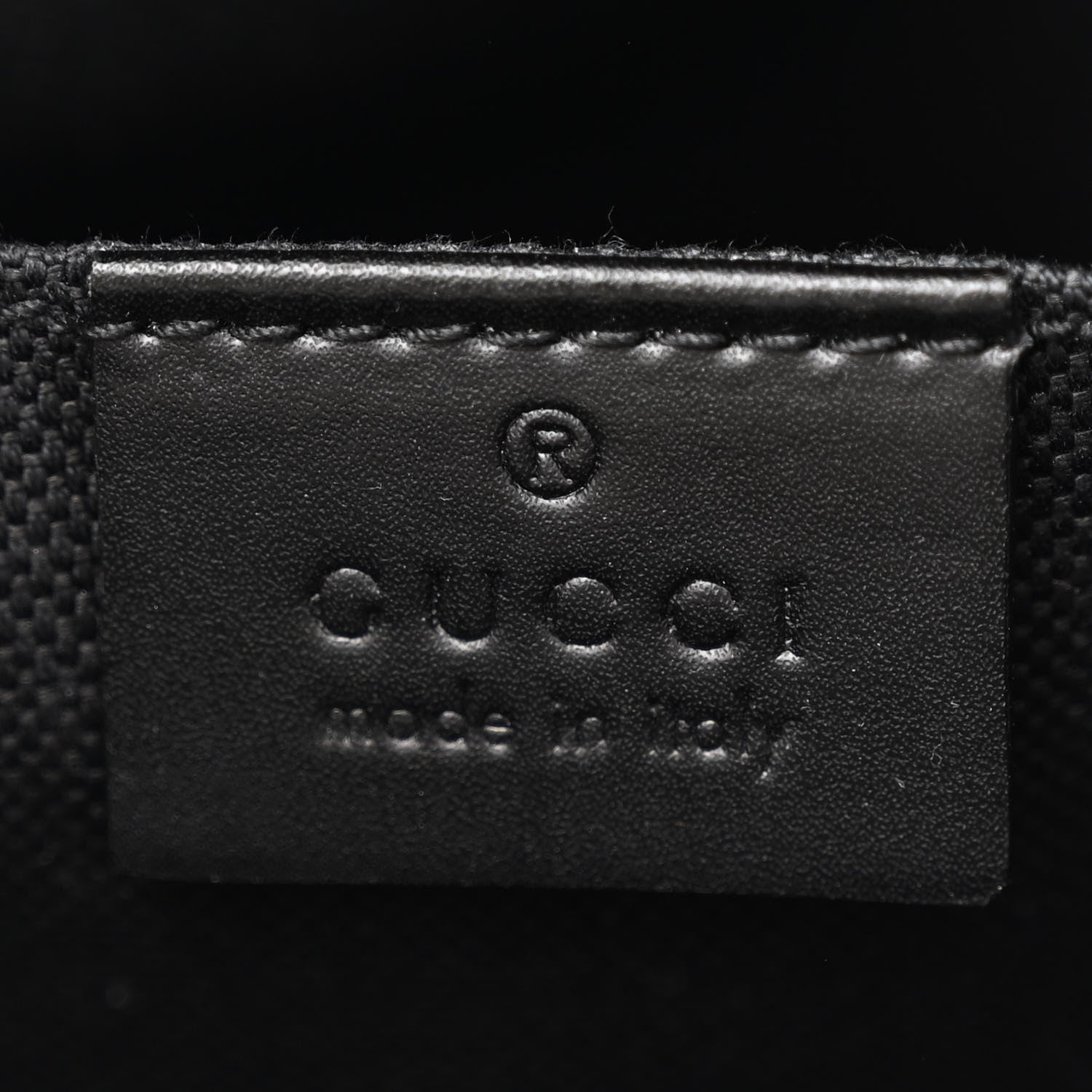 Gucci GG Supreme Monogram Web Small Flat Messenger Bag Black Grey 6 of 13