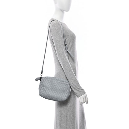 Bottega Veneta Nappa Intrecciato Small Camera Bag Teal Washed 2 of 11