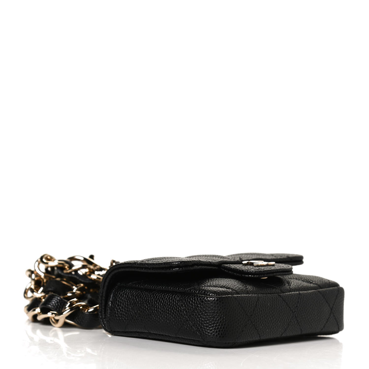 Chanel Caviar Quilted Mini Chain Belt Bag Black 4 of 12